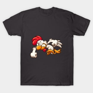 Angry cartoon chicken T-Shirt